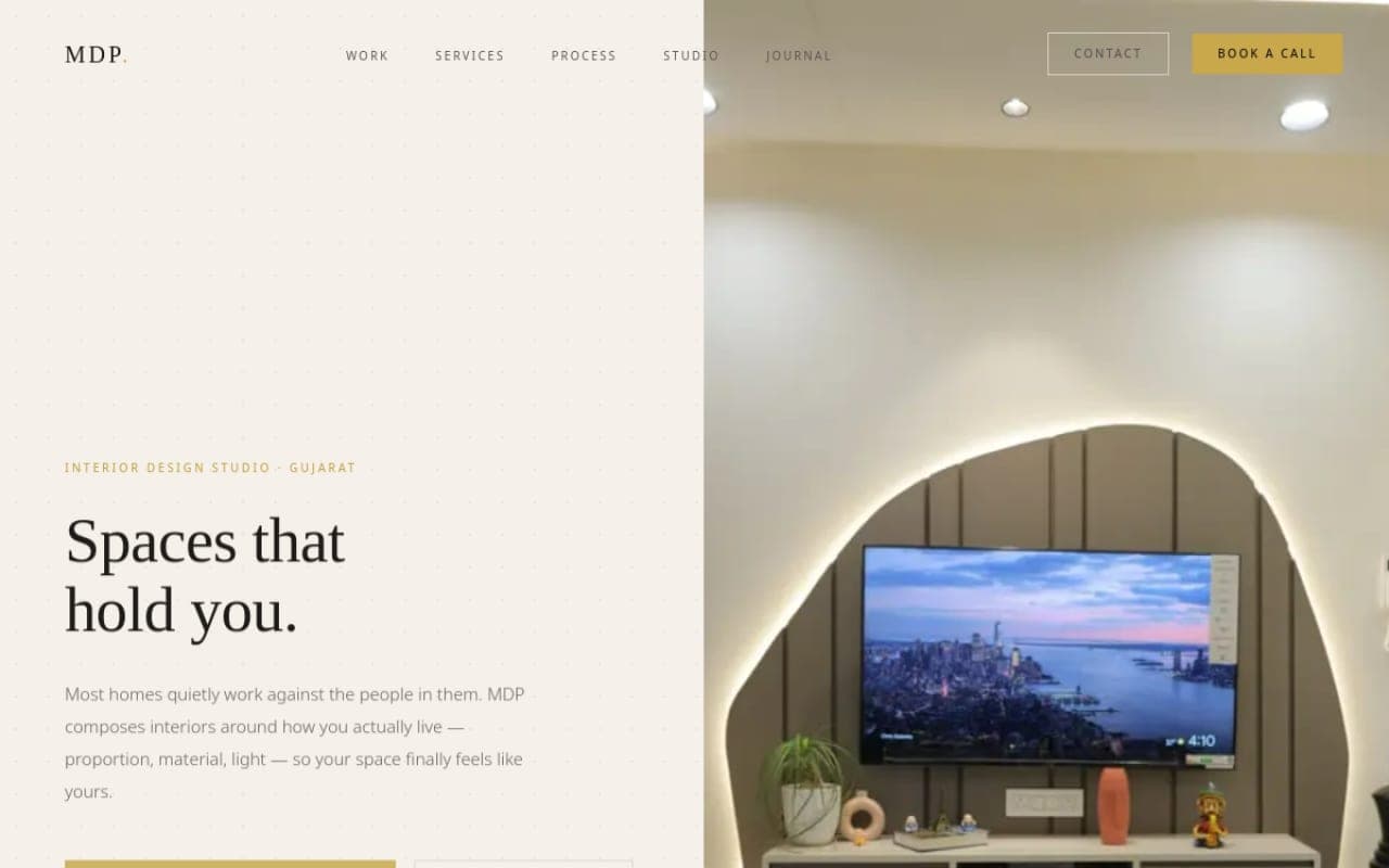 MDP Design Studio website built by AthenaAartes